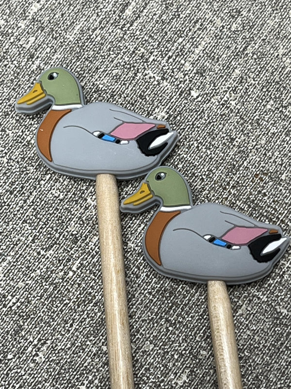 minnie & purl stitch stoppers ducks - Knot Another Hat