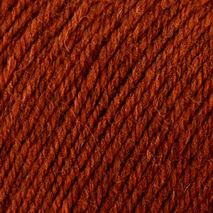 universal yarn deluxe worsted superwash 752 rust heather - Knot Another Hat