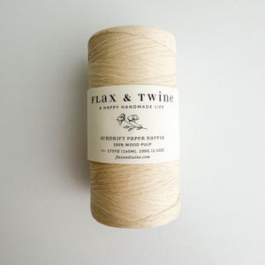 flax & twine sundrift paper raffia dune - Knot Another Hat