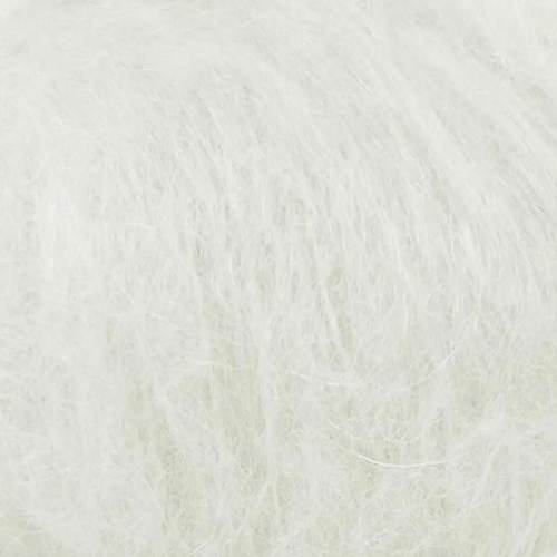 lana gatto wool mohair 6027 white - Knot Another Hat