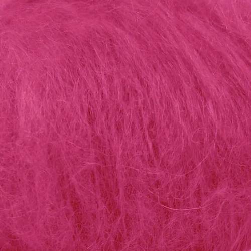 lana gatto wool mohair 7260 magenta - Knot Another Hat
