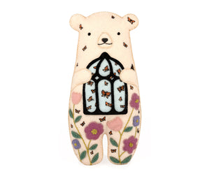 kiriki press felted bear doll kits bloombear - Knot Another Hat