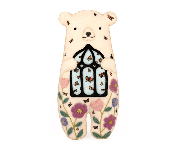 kiriki press felted bear doll kits bloombear - Knot Another Hat