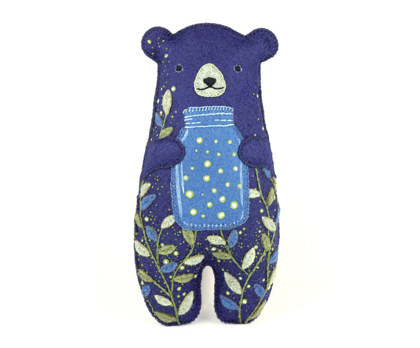 kiriki press felted bear doll kits glowbear - Knot Another Hat
