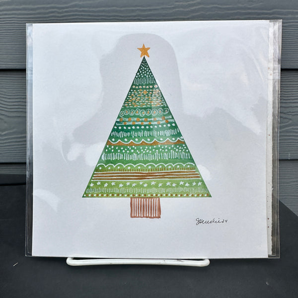 hand-drawn holiday art prints by jennifer heredia