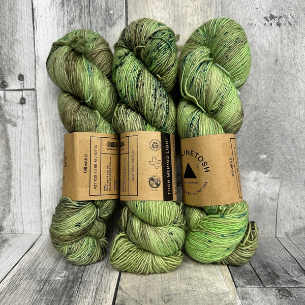 madelinetosh tosh merino light HOTM: dill with it - Knot Another Hat