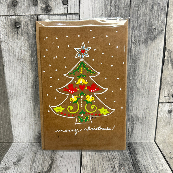 hand-drawn holiday cards by jennifer heredia merry christmas - Knot Another Hat