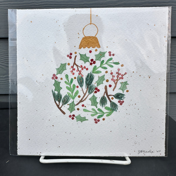 hand-drawn holiday art prints by jennifer heredia