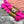 knot another hat making waves cowl grab-n-go bundles fluoro rose - Knot Another Hat