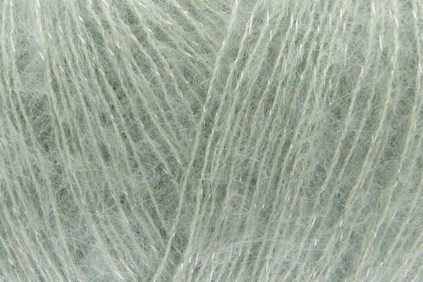 rico essentials mohair loves silk, glamorous glitter 010 ivy - Knot Another Hat