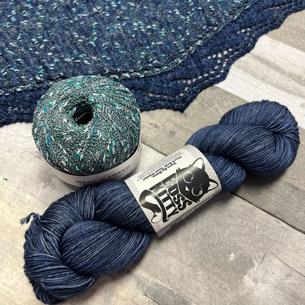 knot another hat wavelength shawl grab-n-go bundles boss kitty oopsie and ocean (sample colors) - Knot Another Hat