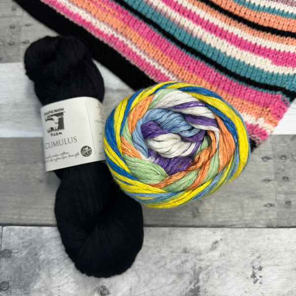 have a ball fall crawl 45th parallel shawl bundle belize/black - Knot Another Hat