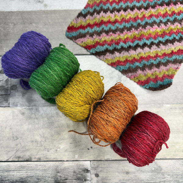 have a ball fall crawl clara scarf bundle rainbow - Knot Another Hat