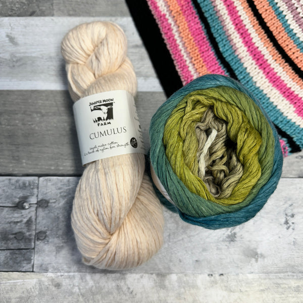 have a ball fall crawl 45th parallel shawl bundle shoreline/ivory - Knot Another Hat