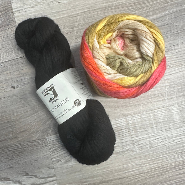 have a ball fall crawl 45th parallel shawl bundle carousel cakes/black - Knot Another Hat
