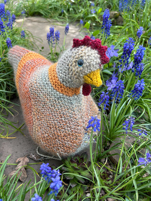 IN-STORE CLASS: Emotional Support Chicken :: Sat Oct 5, 12, 19 & 26  - Knot Another Hat