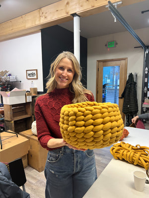 IN-STORE CLASS: Giant Woven Bowl :: Feb 21  - Knot Another Hat