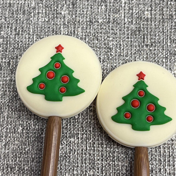 minnie & purl stitch stoppers christmas cookies - Knot Another Hat