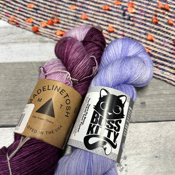 LYS Day Audacious Planned-Pooling Shawl Kits oxalis and widow flower - Knot Another Hat