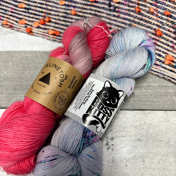 LYS Day Audacious Planned-Pooling Shawl Kits tender playfulness and final frontier - Knot Another Hat