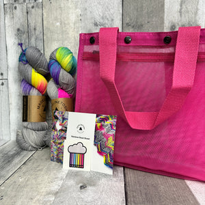 #MadMay limited edition yarn and kits full kit / cloudy with a chance of rainbows - Knot Another Hat