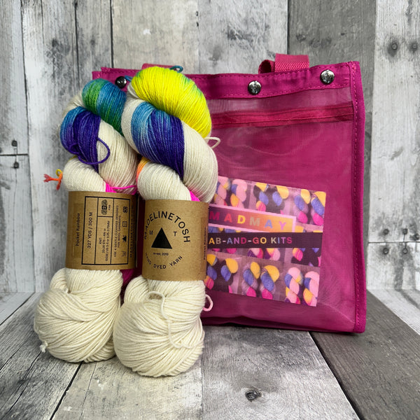 #MadMay limited edition yarn and kits full kit / pocket rainbow - Knot Another Hat