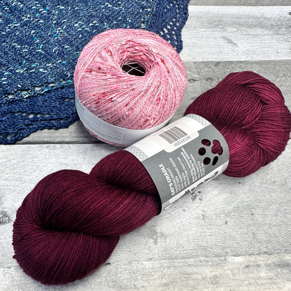 knot another hat wavelength shawl grab-n-go bundles boss kitty murder mittens and bubblegum - Knot Another Hat