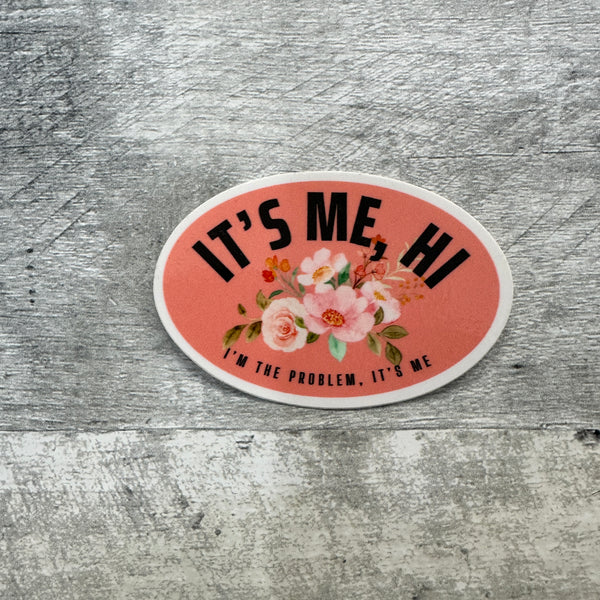 olive knits knitting stickers I'm the problem - Knot Another Hat
