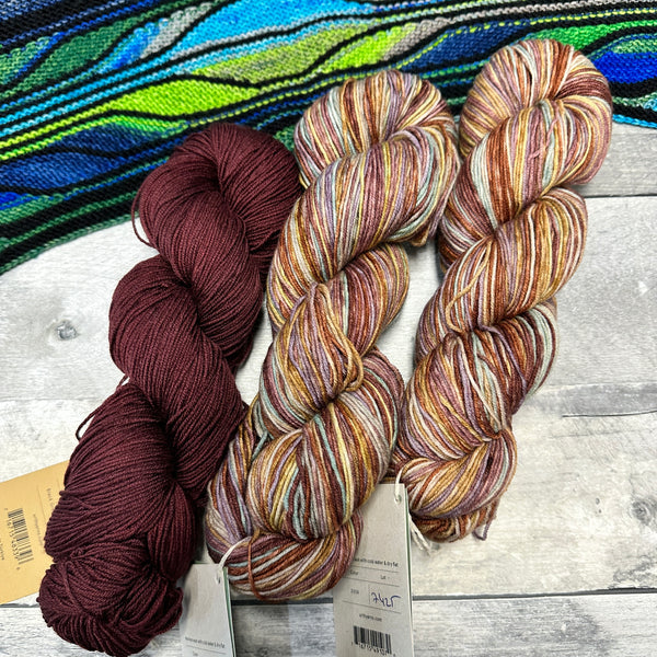 knot another hat butterly | papillon grab-n-go bundles 3036 and Black Grape - Knot Another Hat