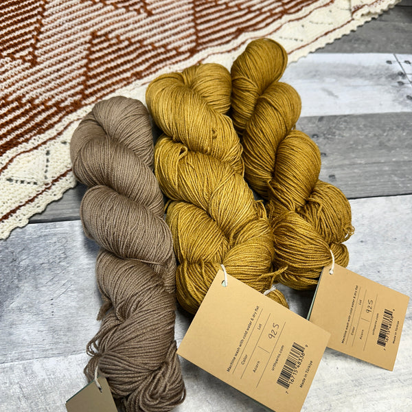have a ball fall crawl rhythmic shawl bundles acorn hazelnut - Knot Another Hat