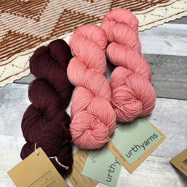 have a ball fall crawl rhythmic shawl bundles cherry black grape - Knot Another Hat