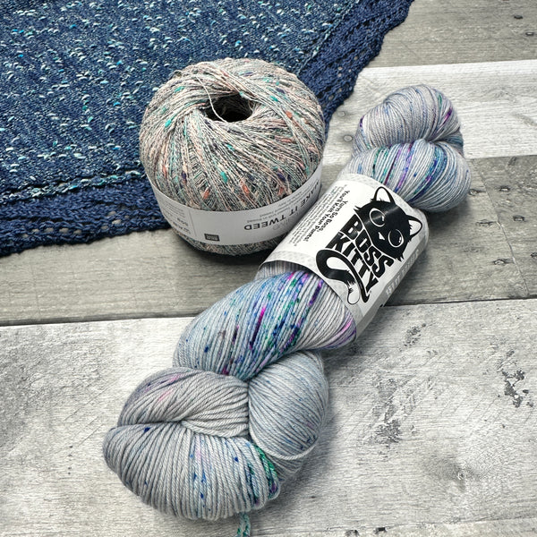 have a ball fall crawl wavelength shawl grab-n-go bundles boss kitty final frontier and 007 - Knot Another Hat