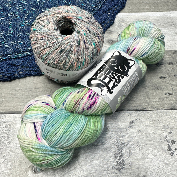 have a ball fall crawl wavelength shawl grab-n-go bundles boss kitty bloom with a view and 007 - Knot Another Hat