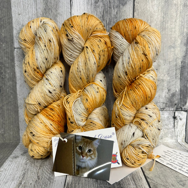 classic cat trunk show sock tweed