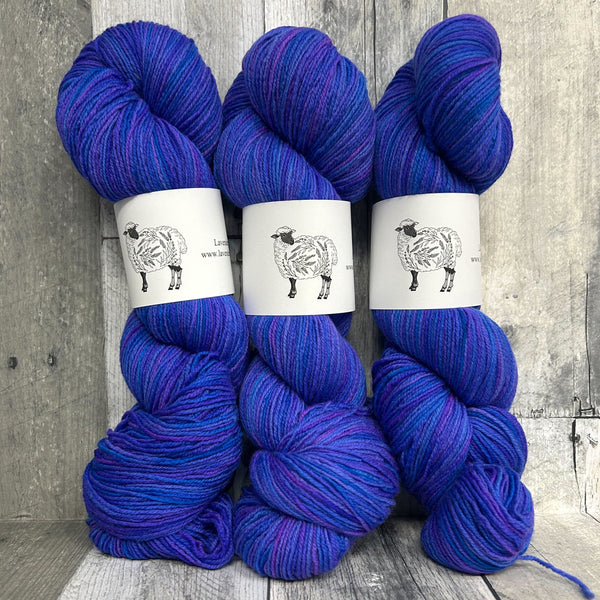 lavendersheep shaniko fingering delphinium - Knot Another Hat