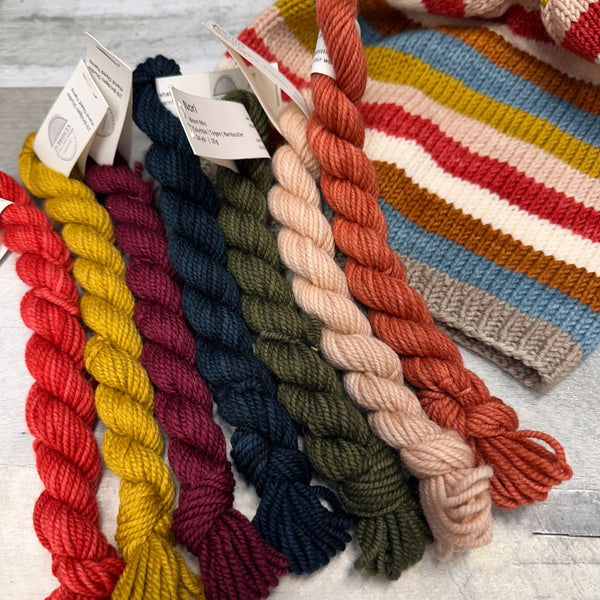 knot another hat aunt jill's striped hat grab-n-go bundles 3 - Knot Another Hat