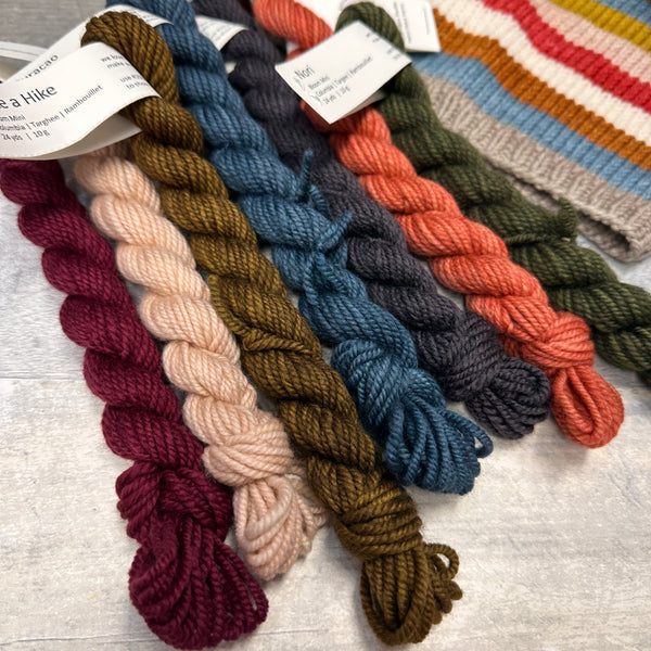 knot another hat aunt jill's striped hat grab-n-go bundles 5 - Knot Another Hat