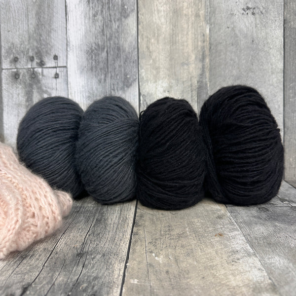 knot another hat roma cowl/scarf grab-n-go bundles black/charcoal - Knot Another Hat