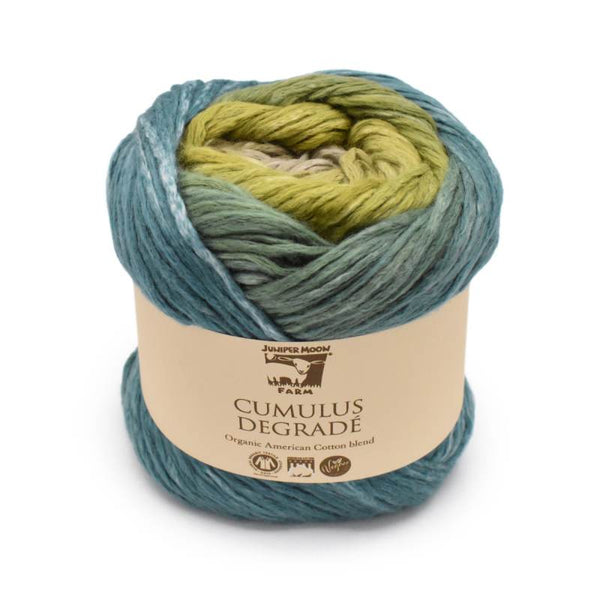 juniper moon farm cumulus stripes, rainbow, degrade - Knot Another Hat