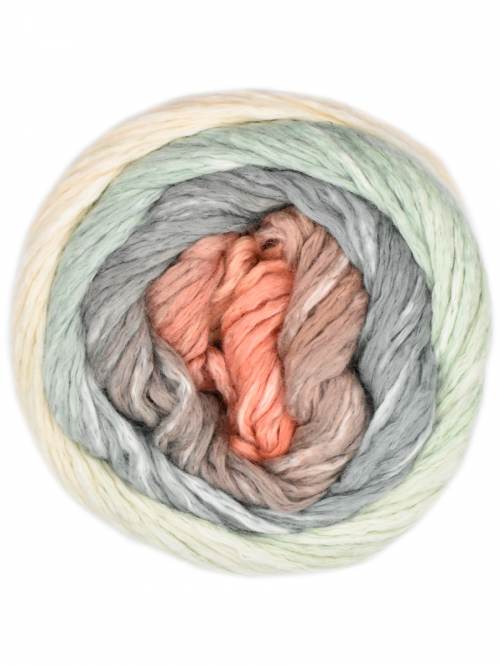 juniper moon farm cumulus stripes, rainbow, degrade 221 misty dawn (rainbow) - Knot Another Hat