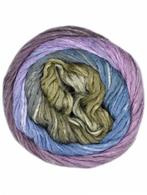 juniper moon farm cumulus stripes, rainbow, degrade 225 dusty woods (rainbow) - Knot Another Hat