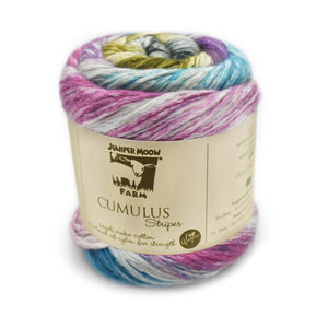 juniper moon farm cumulus stripes - Knot Another Hat