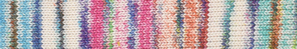 laines du nord inca cotton 01 aqua ecru magent rust - Knot Another Hat