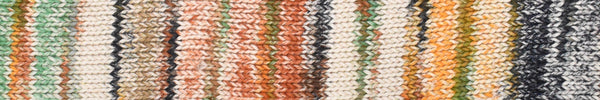 laines du nord inca cotton 02 green ecru taupe rust - Knot Another Hat