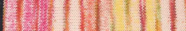 laines du nord inca cotton 03 pinks yellows ecru - Knot Another Hat