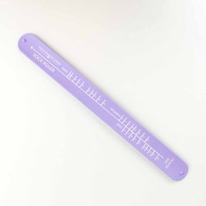 twice sheared sheep sock sizing ruler bracelet lavender - Knot Another Hat
