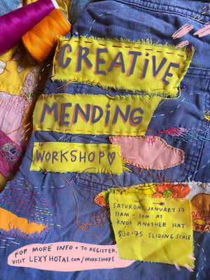 IN-STORE CLASS: Creative Mending :: January 17 - Knot Another Hat