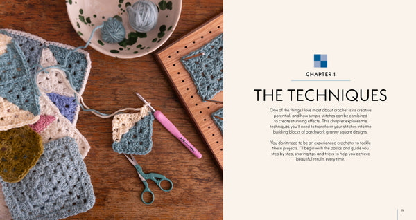 patchwork granny square blankets