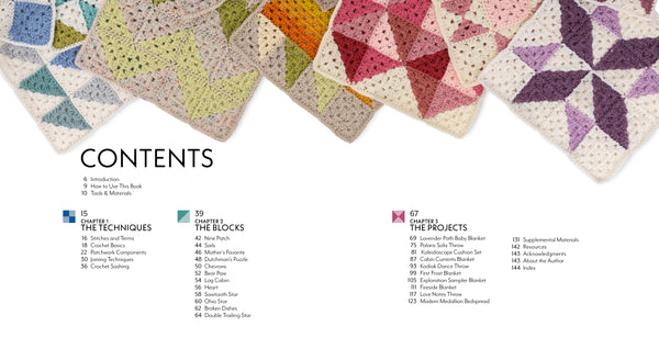 patchwork granny square blankets