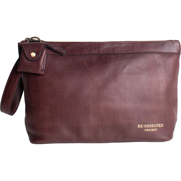 re:designed project 3 large clutch dark cherry - Knot Another Hat